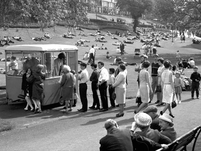 There were few more popular businesses on a hot May day in 1966 that the ice cream kiosk in Princes Street Gardens.