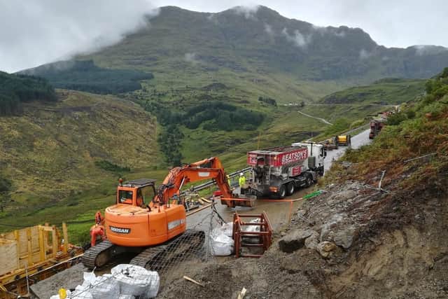 Numerous landslides have hit the A83 near the Rest and Be Thankful viewpoint, forcing road closures, long diversions and massive operations to clear thousands of tonnes of fallen debris