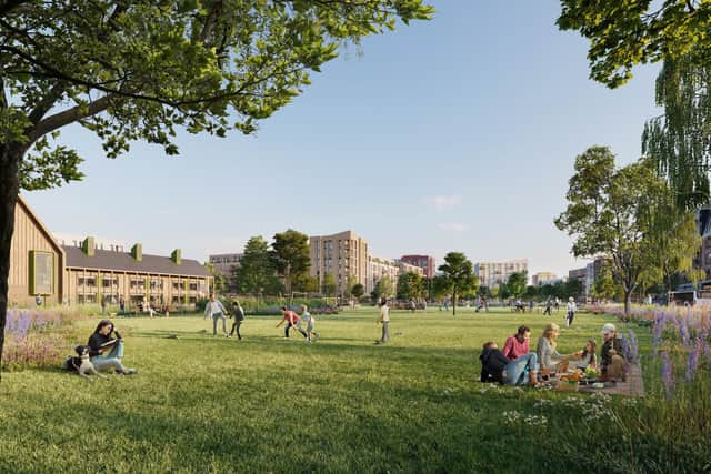 West Town will include 27 acres of accessible green space, including a large 5.5-acre central park, several ‘pocket’ parks and a ‘wildlife’ corridor,