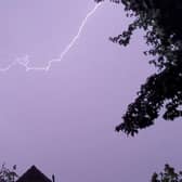 Thunderstorm warning in place for most parts of Scotland.