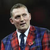 Doddie Weir during the Autumn International match at The Principality Stadium, Cardiff. PRESS ASSOCIATION Photo. Picture date: Saturday November 3, 2018. See PA story RUGBYU Wales. Photo credit should read: David Davies/PA Wire. RESTRICTIONS:  Use subject to restrictions. Editorial use only. No commercial use. No use in books or print sales without prior permission.