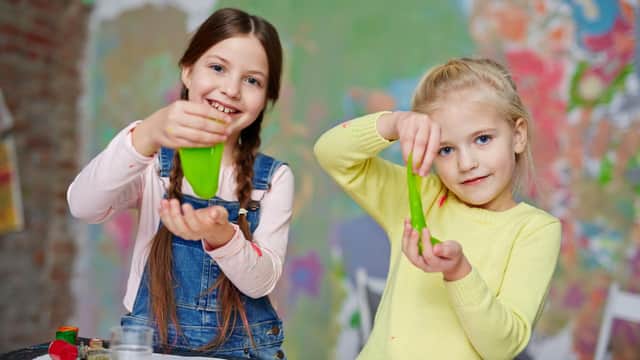 Making slime touches upon the basics of chemistry and uses ingredients you may have in your home