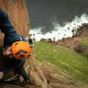 Alex Moore on the ascent of the Long Hope
Pic: Ryan Balharry