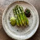 Ondine's asparagus dish