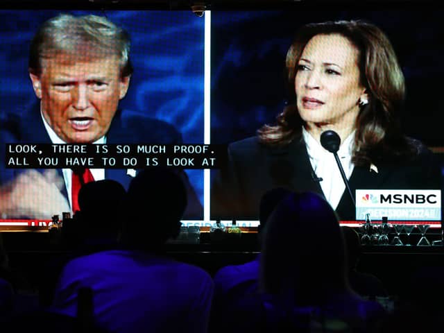 The debate between Donald Trump and Kamala Harris was the first time the two presidential hopefuls had met. Picture: Mario Tama/Getty Images