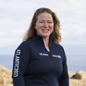 Leanne Maiden, 42, from Bearsden, East Dunbartonshire, who hopes to be the first South African woman to row across the Atlantic Ocean solo. Photo: World's Toughest Row/PA Wire