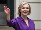 Liz Truss departs Conservative Campaign Headquarters (CCHQ) in London, following the announcement that she is the new Conservative party leader, and will become the next Prime Minister. Picture: PA