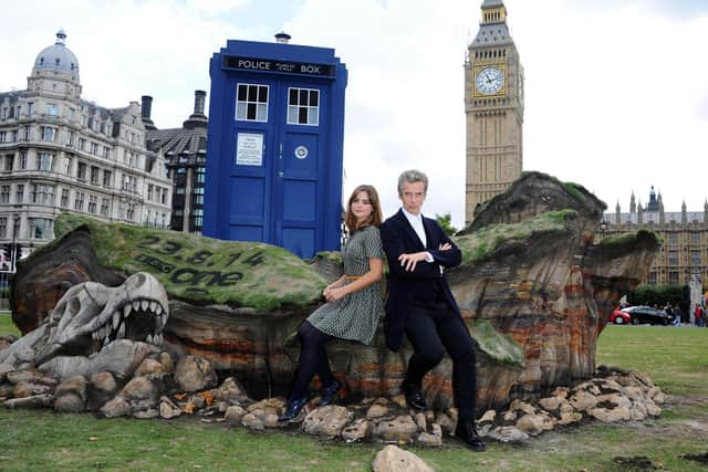 Peter Capaldi and Jenna Coleman starred in a previous incarnation of Dr Who (Picture: Stuart C Wilson/Getty Images)