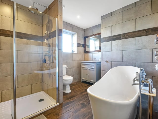 This four bedroom home in Glebe Park Avenue is on sale for £1.185m. It is listed by Fine and Country.