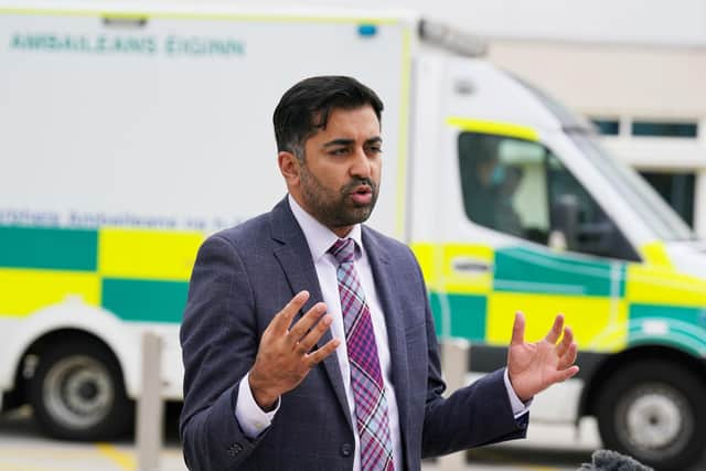 Health secretary Humza Yousaf. Picture: PA