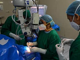 People should not have to go private to receive treatment such as cataract surgery (Picture: Arun Sankar/AFP via Getty Images)