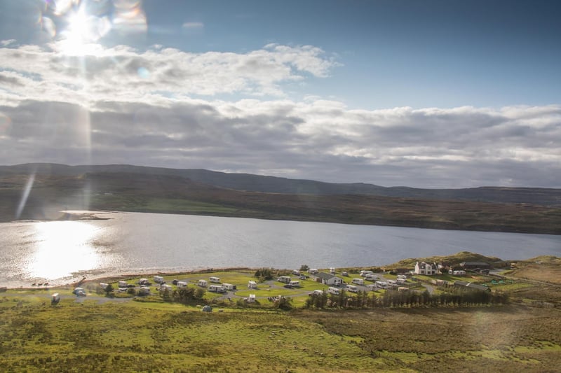 Set on a working croft on one of Scotland's most beautiful and varied islands, the Skye Camping and Caravanning Club Site is perfectly positioned on the banks of Loch Greshornish.