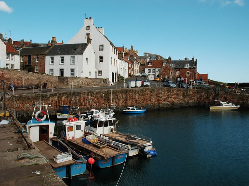 The Fife Council controls eleven harbours along the 180 kilometre Fife Coastline. Crail, a historic fishing village located in the stunning East Neuk of Fife, has a harbour that is surrounded by beautiful red stone cottages and charming cobblestone paths.