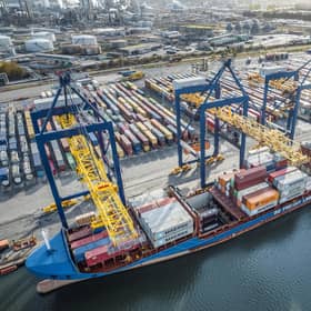 The Port of Grangemouth plays a key role in the Forth Green Freeeport project