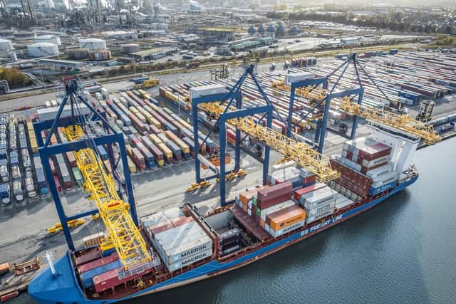 The Port of Grangemouth plays a key role in the Forth Green Freeeport project