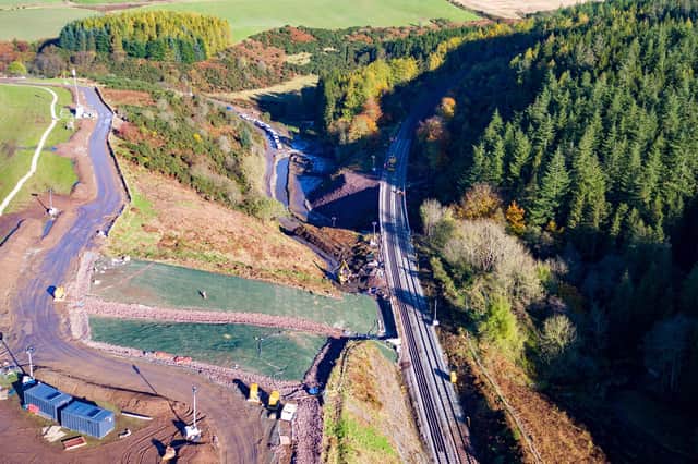 Repairs at the crash site included 500m of new track. Picture: Network Rail