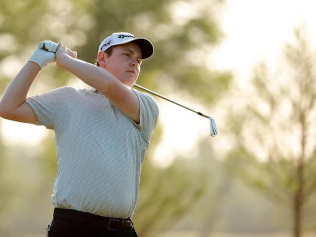 Bob MacIntyre of Scotland plays his shot from the third tee during the first round of the Zurich Classic of New Orleans at TPC Louisiana. Picture: Sarah Stier/Getty Images.