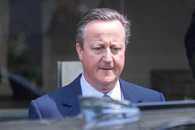 Former prime minister David Cameron, who has been appointed foreign secretary.