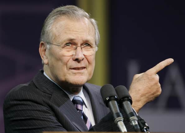 Donald Rumsfeld oversaw the invasions of Afghanistan in 2001 and Iraq two years later