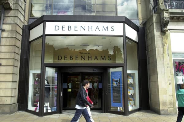 A closing down sale at 124 Debenhams stores began in December.