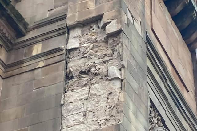 Surveys show major cracking and structural instability in the building's iconic tower