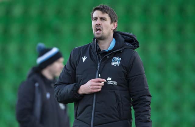 Assistant coach Pete Murchie during a Glasgow Warriors training session at Scotstoun. Picture: Ross MacDonald/SNS