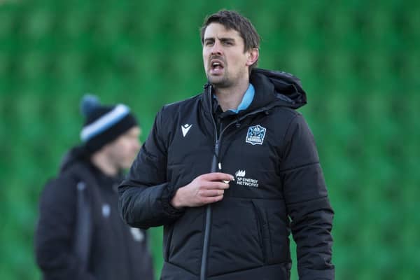Assistant coach Pete Murchie during a Glasgow Warriors training session at Scotstoun. Picture: Ross MacDonald/SNS