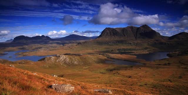 Cul Mor, Suilven and Canisp mountains - just a few of the wonderful landmarks found on the North Coast 500 driving route. PIC: djmacpherson/CC.