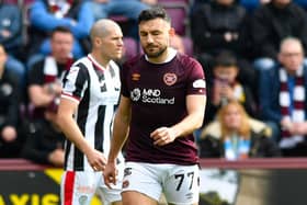Hearts' Robert Snodgrass is not expected to play for the club again.