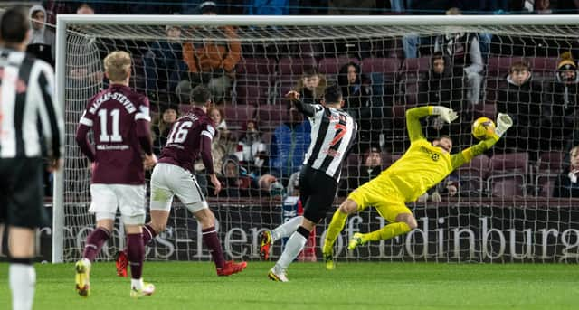 Gordon has made some incredible saves for Hearts this season.