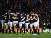 Scotland ahead of their clash with England.  (Photo by Craig Williamson / SNS Group)
