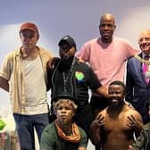 Edinburgh's Lord Provost Robert Aldridge met the cast of the South African production Dark Noon at the 2023 Fringe.