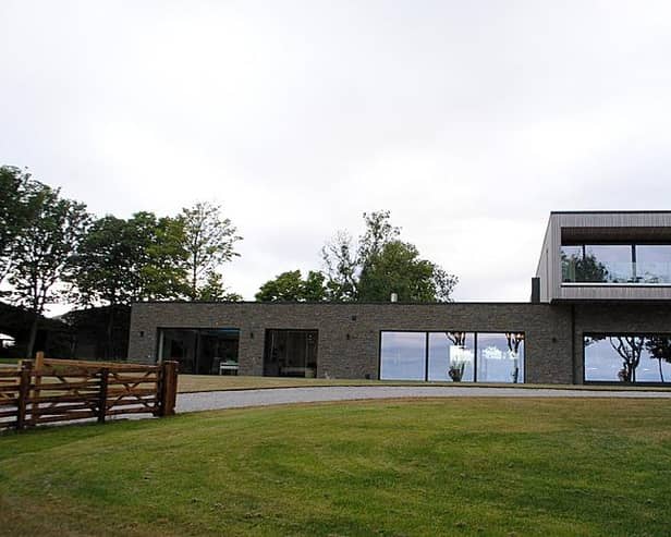 Snowdrop House has a striking box-like design.