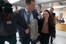 Kate Forbes at the Scottish Parliament in Edinburgh. Picture: Andrew Milligan/PA Wire