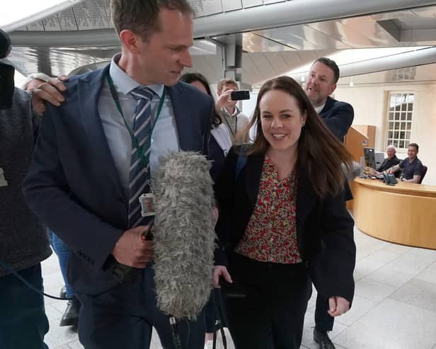 Kate Forbes at the Scottish Parliament in Edinburgh. Picture: Andrew Milligan/PA Wire