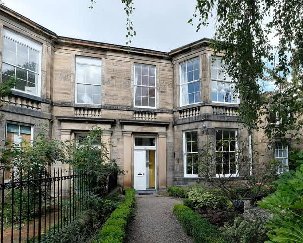 The villa’s facade faces onto Grange Road. Image: Mike Dooley