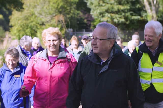 The walks take place around the attractive streets and woodlands of Kemnay