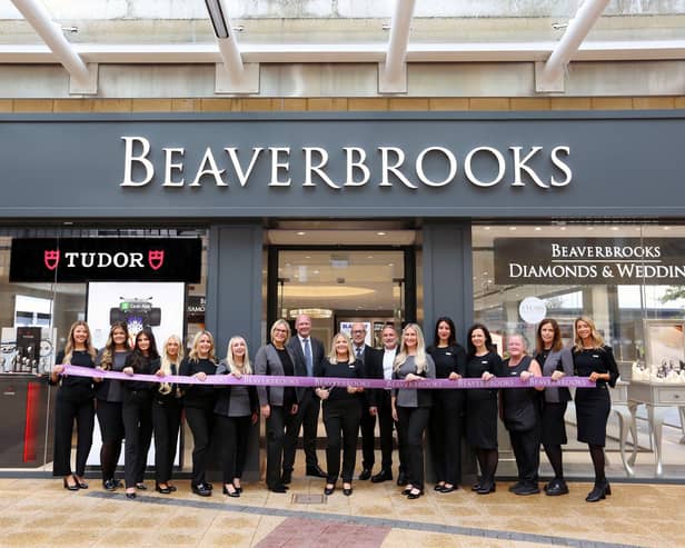 The team at Beaverbrooks Glasgow Fort welcomed shoppers to the refurbished store on 19 September