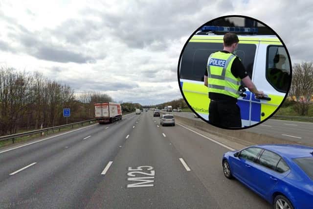 Three dead and two arrested after serious collision on M25 near Waltham Abbey.