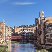 A view of Girona with the cathedral in the background. Catalonia now has 55 Michelin-starred restaurants with many of the world-class restaurants situated around the region.