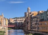 A view of Girona with the cathedral in the background. Catalonia now has 55 Michelin-starred restaurants with many of the world-class restaurants situated around the region.