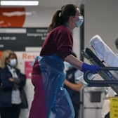 Delayed discharges of patients well enough to leave but without a suitable place to go pose a serious problem for many hospitals (Picture:  Daniel Leal-Olivas/AFP via Getty Images)