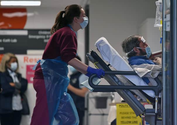 Delayed discharges of patients well enough to leave but without a suitable place to go pose a serious problem for many hospitals (Picture: Daniel Leal-Olivas/AFP via Getty Images)