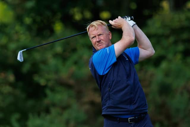 In-form Paul McKechnie, pictured during last year's Loch Lomond Whiskies Scottish PGA Championship at Scotscraig, is among the hopefuls at Goswick on Monday. Picture: Kenny Smith/Getty Images.