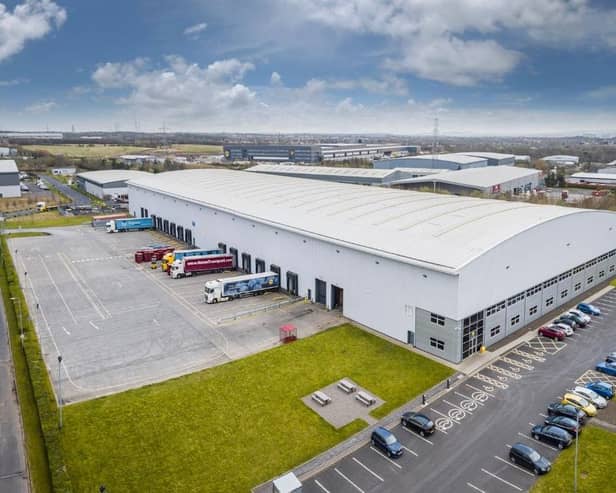 Titan Eurocentral, one of the two buildings let to NHS by Colliers.