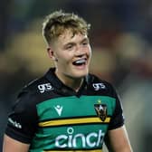 Northampton Saints' Fin Smith has Scottish family but has been named in the England squad.  (Picture: David Rogers:Getty Images)