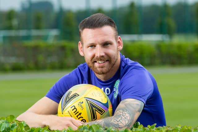 Hibs winger Martin Boyle is raring to go against European rivals Santa Coloma despite enjoying limited downtime during the close season. Photo by Mark Scates / SNS Group