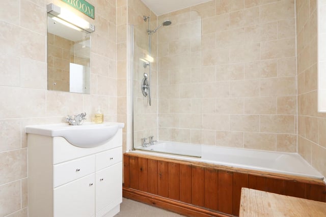 The three-piece family bathroom helps create a desirable home.