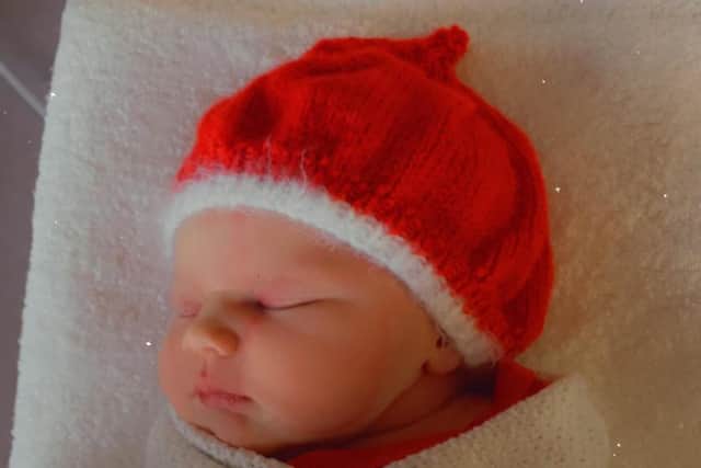 Gorgeous Cara Matilda Crawley arrived at 4.58am, weighing 8lb 13oz. She is the first child for Hayley Quinn, 34, and Sean Crawley, 30.