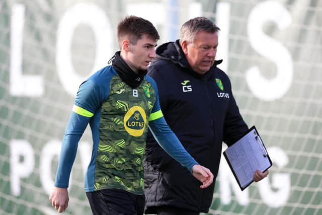 Gilmour picked up an ankle injury in Norwich training.